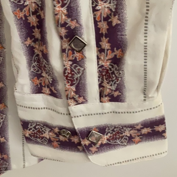 Walls White and Brown Casual Button down ranch - Picture 8 of 9